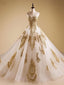 Cordón de oro del amor alinea vestidos de la fiesta de promoción de la tarde largos, 16 vestidos dulces de encargo baratos, 18527
