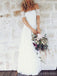 Off Shoulder Casual Cheap Ivory Lace Wedding Dresses Online, WD361