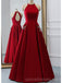 Προκλητικός Ανοίξτε Πίσω το Φωτεινό Κόκκινο Μακριά Φορέματα Prom Βραδιού, η Φτηνή Συνήθεια Κόμμα Φορέματα Prom, 18595