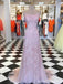 Σέξι Backless Lace Γοργόνα Lilac Long Evening Prom Φορέματα, Φτηνές Προσαρμοσμένα Γλυκά 16 Φορέματα, 18466