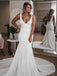 Einfache rückenfreie sexy billige Meerjungfrau Brautkleider Online, billige Brautkleider, WD481