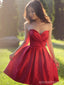 Red Simple Sweetheart Billig Homecoming Dresses unter 100, CM589